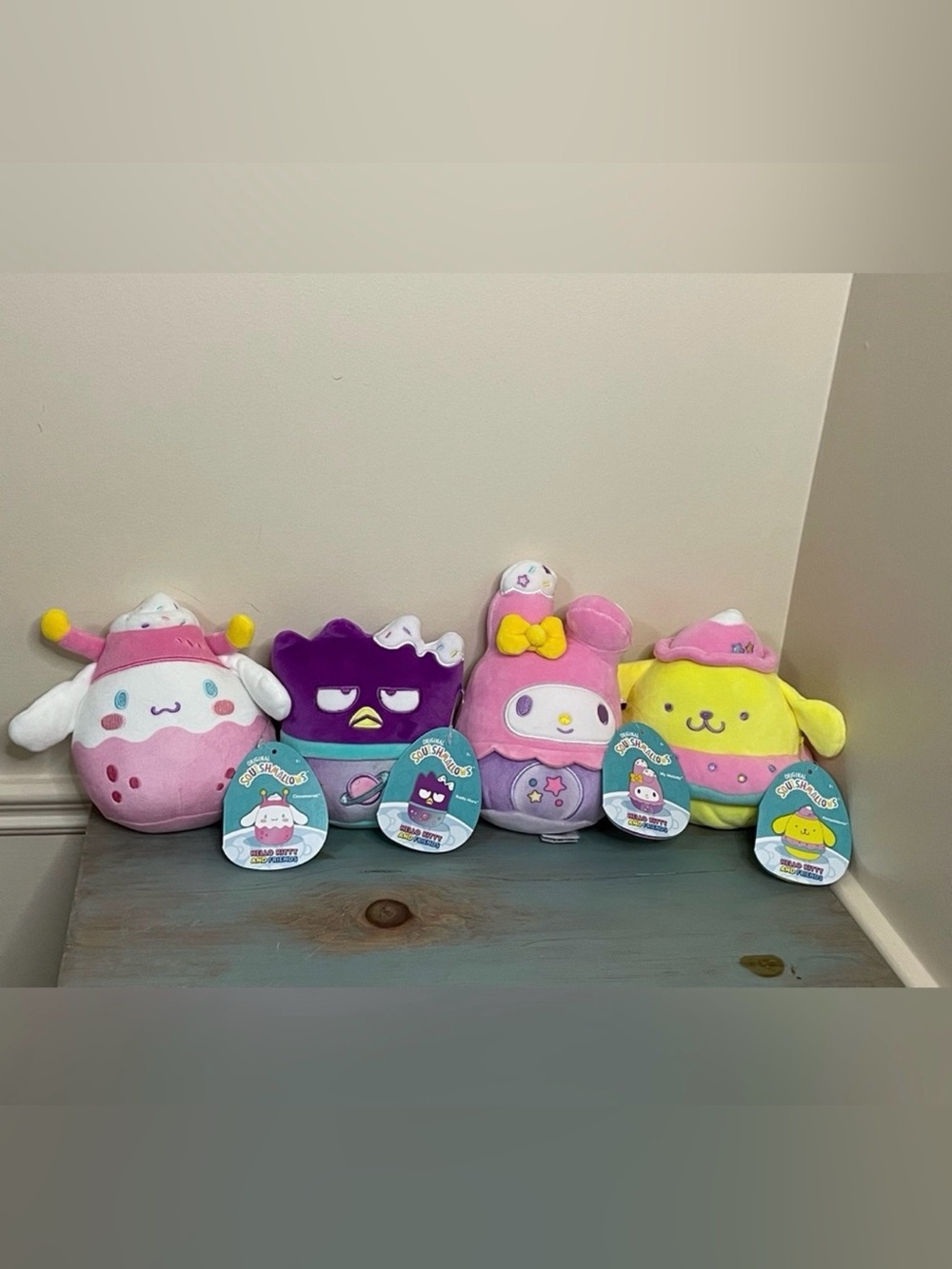 ✨Set of 4✨ Sanrio ~5” Squishmallows Hello Kitty Dreamland Squad